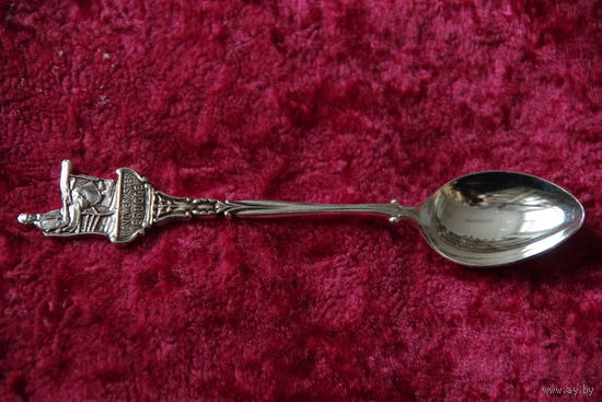 Ложка с серебрением сувенирная коллекционная  В15