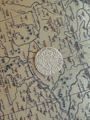 Шеляг 1596 г. Супер сохран. Крепкий в блеске.