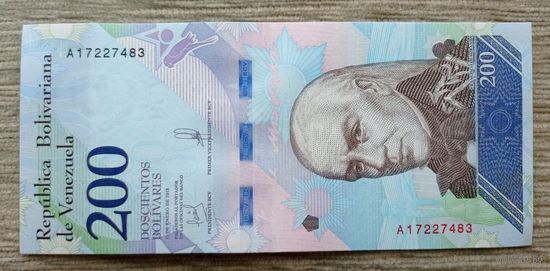 Werty71 Венесуэла 200 боливаров 2018 UNC банкнота