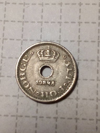 10 эре Норвегия 1948 год