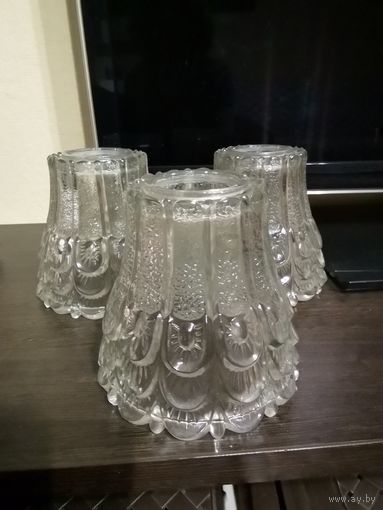 Плафон для люстры СССР (3шт.)