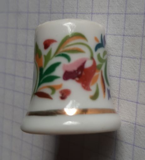 Наперсток фарфоровый. Винтаж.