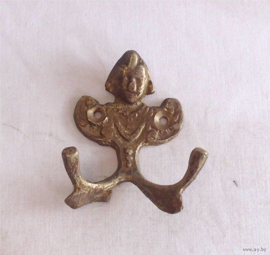 Крюк настенный Вешалка Бронза 11