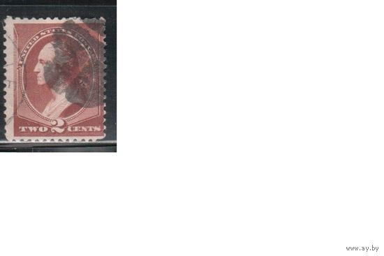 США-1883, (Скотт.210), гаш. , Стандарт, Президенты ,Вашингтон(2)