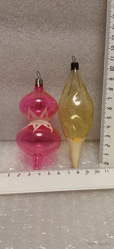 Ёлочные игрушки. Прозрачные подвески. 2-6