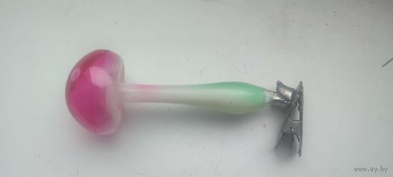 Новогодняя игрушка СССР "Грибок"