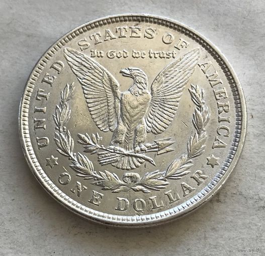 США 1 доллар 1921 Доллар Моргана (Филадельфия) - серебро 0,900, приличное состояние! Предпочтителен обмен на другие года и монетные дворы