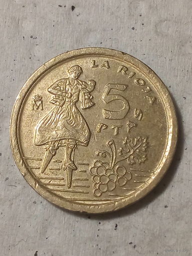 5 песет Испания 1996 год