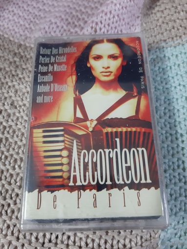 Кассета Accordeon De Paris. Новая. В упаковке