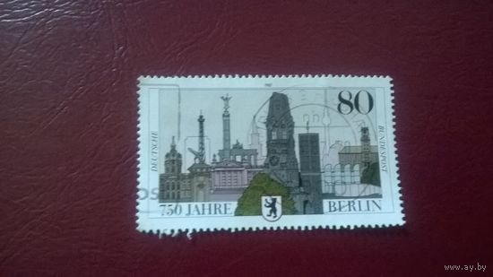 Марка 750 лет Берлину 1987 года ФРГ