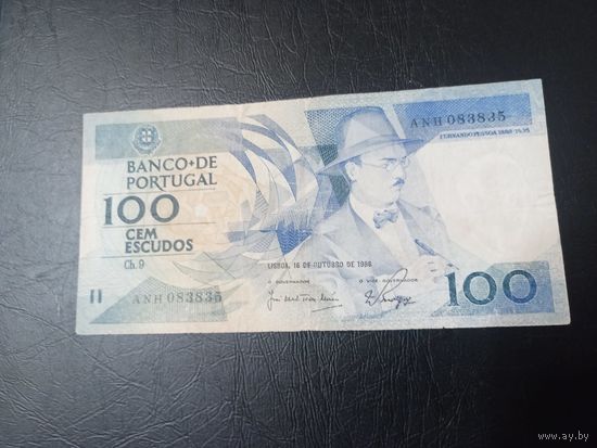 100 эскудо 1986 Португалия