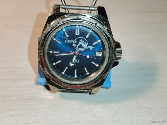 Механические часы "Восток", Водолаз, рабочие.