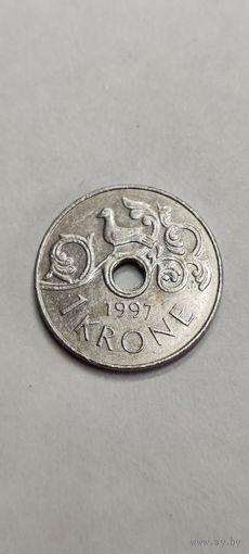 Норвегия 1 крона 1997