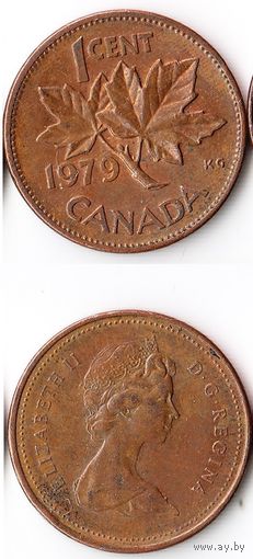 1 цент Канада 1979 года