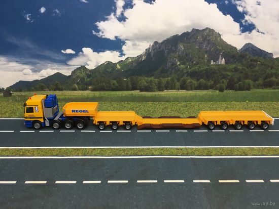 Mercedes-Benz Actros трал. Масштаб НО 1:87.