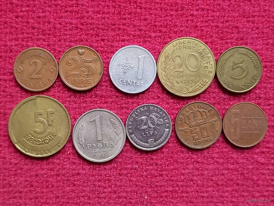 Лот монет Мира