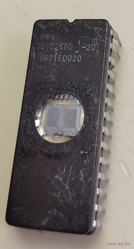 Микросхема  D27C256D-20 NEC UV EPROM