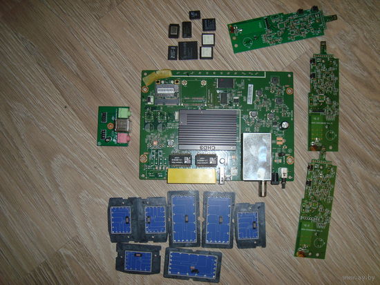 Платы с радиодеталями