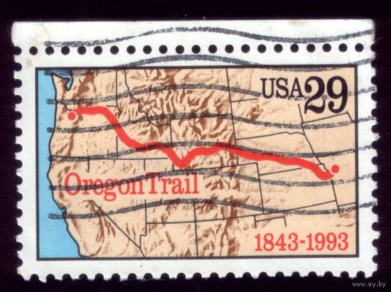 1 марка 1993 год США 2343