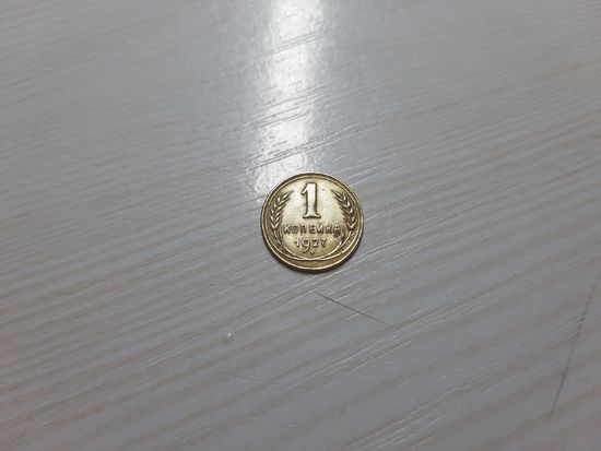 1 копейка 1927 СССР приятная