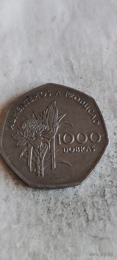 Сан-Томе и Принсипи 1000 добрас 1997