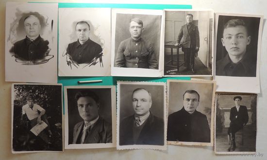 Фото "Мужские портреты", 1930-1950 гг.