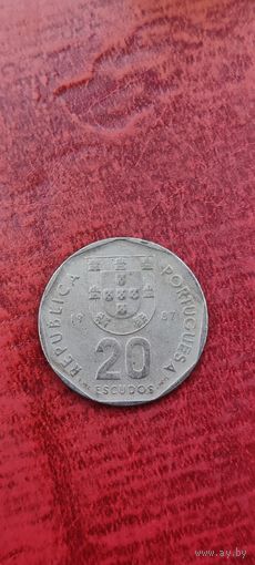 Португалия 20 эскудос 1987