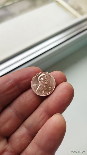 1 цент 2013 г.(D) США.