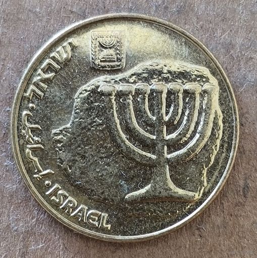 Израиль 10 агорот, (5777) 2017 г., KM# 158