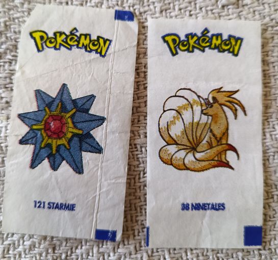 Pokemon(покемон) вкладыш от жвачки