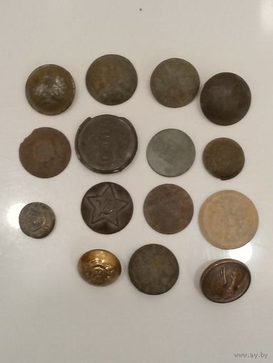 Лот пуговиц.