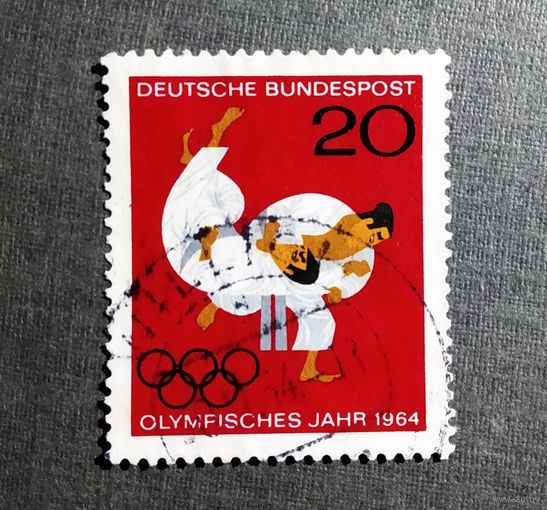 Марка Германия 1964 год Олимпийские игры
