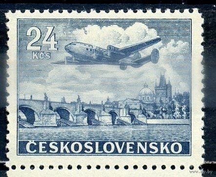 Чехословакия 1946 транспорт авиация самолеты //К1 101