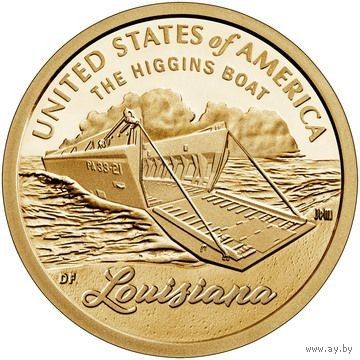 США 1 доллар, 2023 P Десантный катер