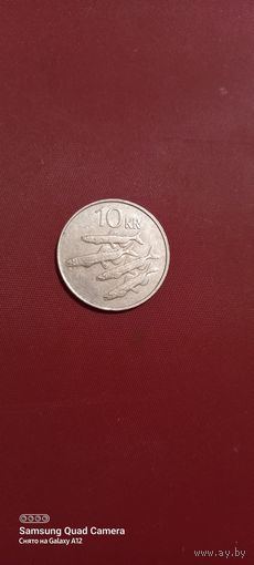 10 крон 1984, Исландия.