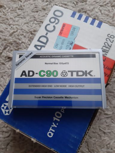 Кассета TDK AD-C90. 1979 год. С блока.