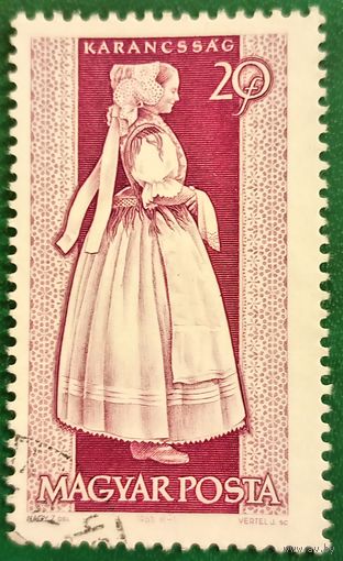 Венгрия 1963. Народный костюм из региона Каранчшаг