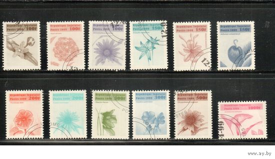 Того-1999 (Мих.2830-2841) , гаш.,  Флора, Цветы (полная серия)(2)