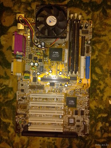 Материнская плата MSI-6309 под socket 370, рабочая, не ремонтировалась