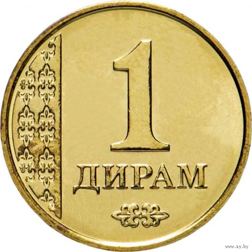 Таджикистан 1 дирам, 2011 UNC