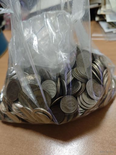 3.3 кг. Монеты СССР. Есть хорошие