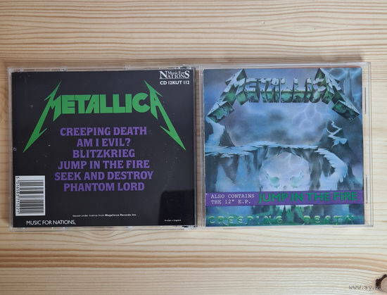 Metallica - Creeping Death / Jump In The Fire (CD, UK, лицензия) Music For Nations CD 12KUT 112