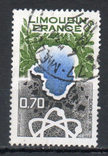 Регион Лимузен Франция 1976 год серия из 1 марки
