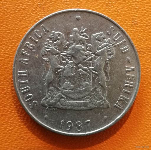 ЮАР 50 центов 1987 г.,  KM# 87