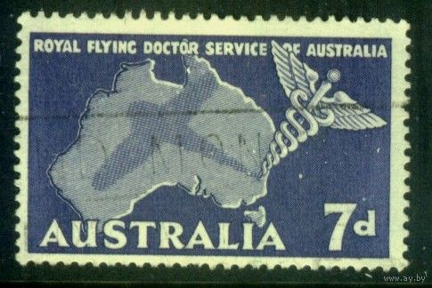 Австралия - 1957 [Mi. 277] Гашеная (AU04)