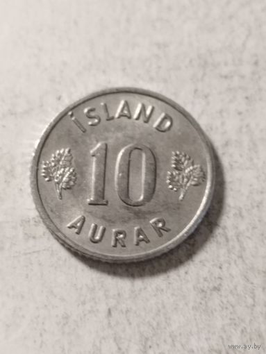 Исландия 10 аурар 1971