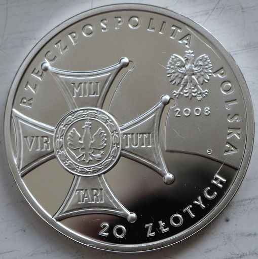 Польша 20 злотых 2008 год "90 лет независимости Польши"