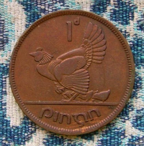 Ирландия 1 пени 1942 года. II Мировая война. Предложи свою цену или обмен!