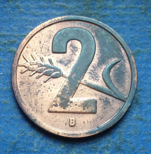 Швейцария 2 раппена 1953