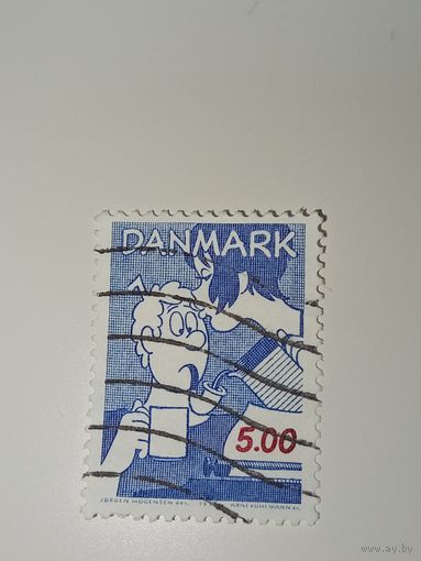 Дания Марка 1992 Герои мультфильмов